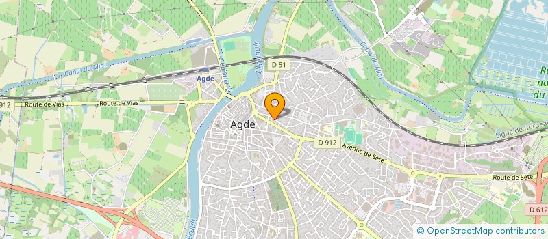 localisation de l'entreprise MONSIEUR YOHANN GOMEZ  AGDE