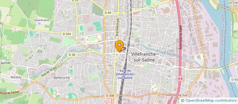 localisation de l'entreprise MONSIEUR YOHANN GORSE  VILLEFRANCHE-SUR-SAONE