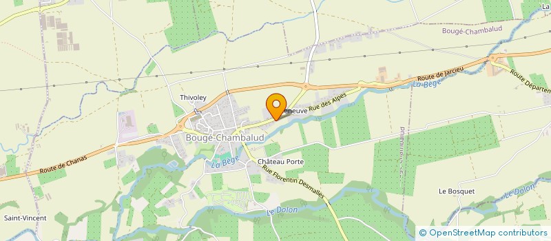 localisation de l'entreprise MONSIEUR YOHANN GRAS  BOUGE-CHAMBALUD