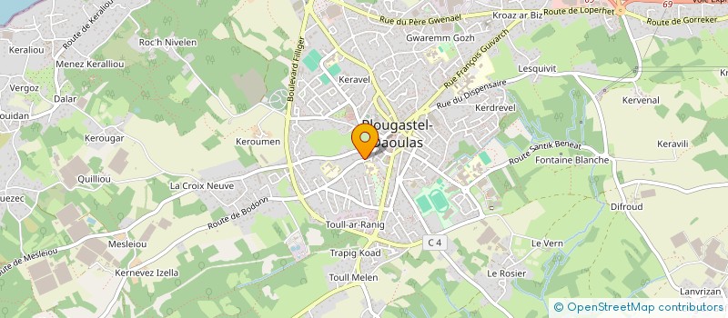 localisation de l'entreprise MONSIEUR YOHANN GUERMEUR  PLOUGASTEL-DAOULAS