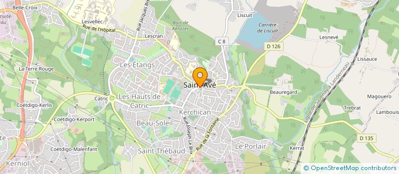 localisation de l'entreprise MONSIEUR YOHANN GUICHARD à VANNES