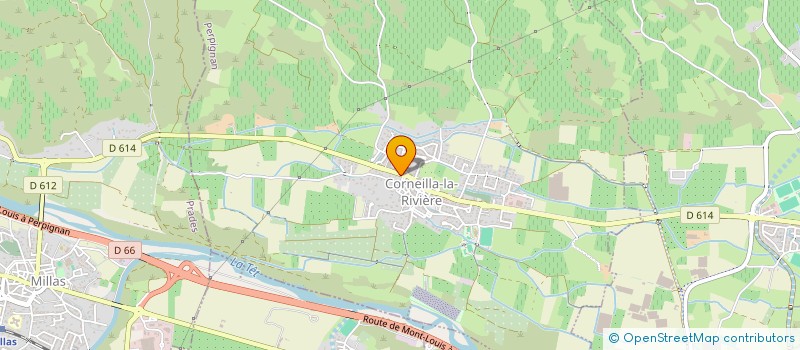 localisation de l'entreprise MONSIEUR YOHANN HATON  CORNEILLA-LA-RIVIERE