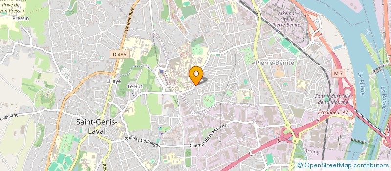 localisation de l'entreprise MONSIEUR YOHANN HAUTION  OULLINS-PIERRE-BENITE