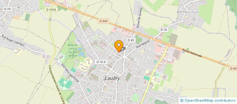 localisation de l'entreprise MONSIEUR YOHANN HAVREZ  CAUDRY