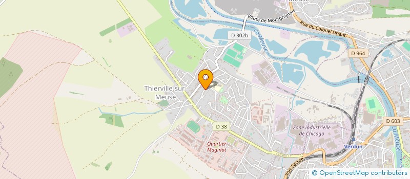localisation de l'entreprise MONSIEUR YOHANN HENRION à THIERVILLE-SUR-MEUSE