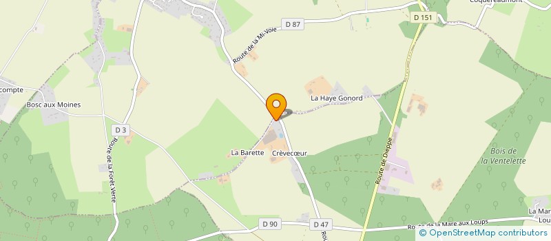 localisation de l'entreprise MONSIEUR YOHANN HENRY à QUINCAMPOIX