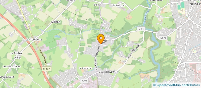 localisation de l'entreprise MONSIEUR YOHANN HEURGUIER  ANGERS