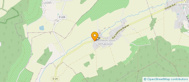 localisation de l'entreprise MONSIEUR YOHANN HUSSON  BASLIEUX-SOUS-CHATILLON