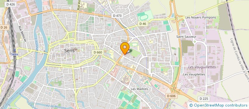 localisation de l'entreprise MONSIEUR YOHANN ICOS  SENS