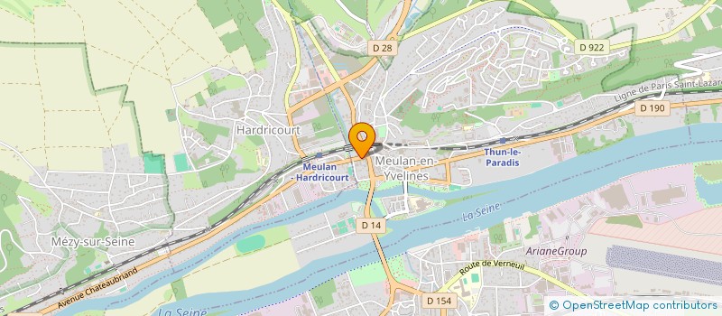 localisation de l'entreprise MONSIEUR YOHANN ISABELLE  MEULAN-EN-YVELINES