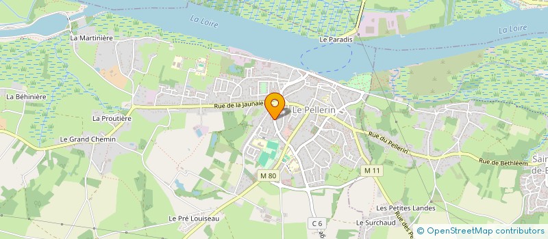 localisation de l'entreprise MONSIEUR YOHANN JAFFRES  LE PELLERIN