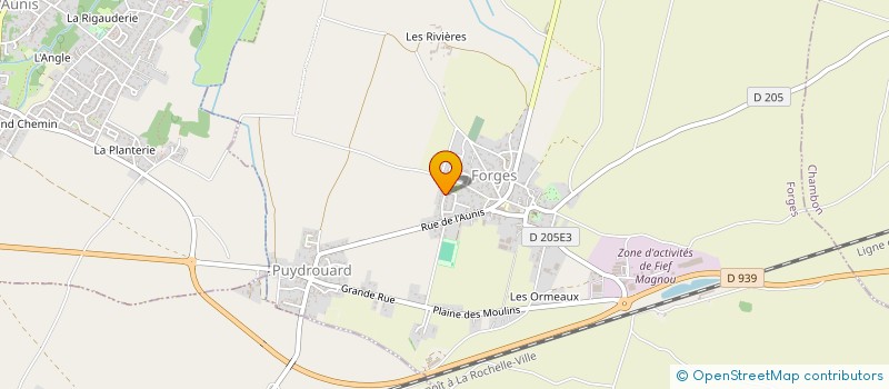 localisation de l'entreprise MONSIEUR YOHANN JAGOUEIX  SAINT-OUEN-D'AUNIS