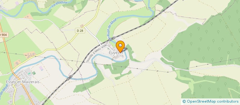 localisation de l'entreprise MONSIEUR YOHANN JOZWICKI  EUVEZIN