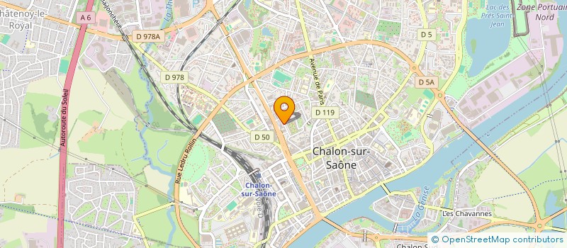 localisation de l'entreprise MONSIEUR YOHANN JUSTIN à CHALON-SUR-SAONE