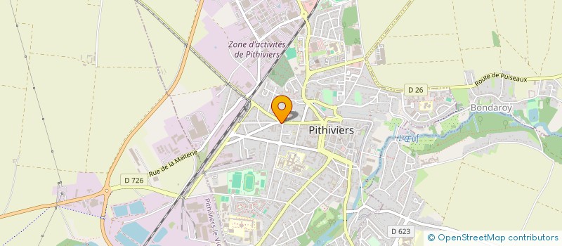 localisation de l'entreprise MONSIEUR YOHANN LADOUCEUR à PITHIVIERS