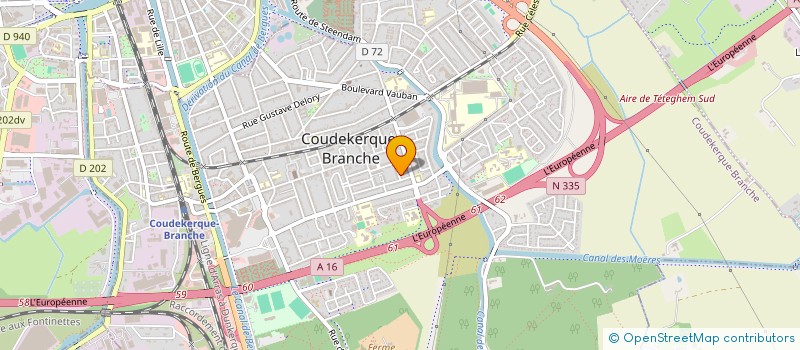 localisation de l'entreprise MONSIEUR YOHANN LAMOTE  COUDEKERQUE-BRANCHE