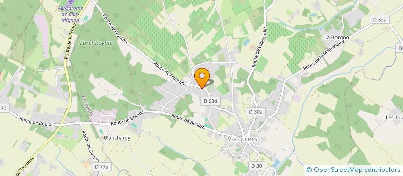 localisation de l'entreprise MONSIEUR YOHANN LANCIEN  VACQUIERS