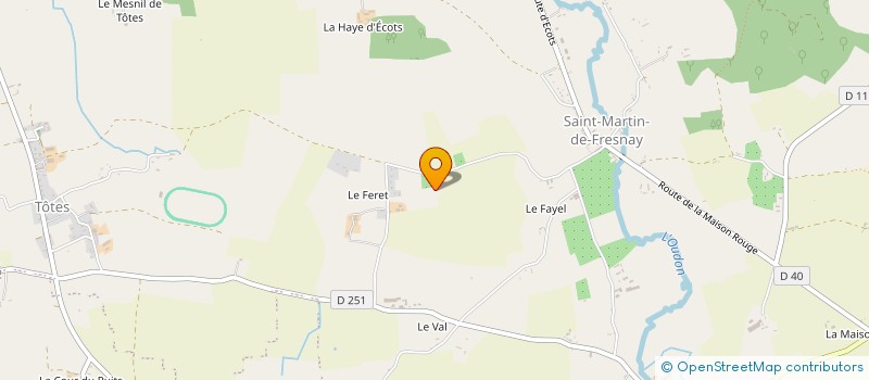 localisation de l'entreprise MONSIEUR YOHANN LANGLOIS  SAINT-PIERRE-EN-AUGE