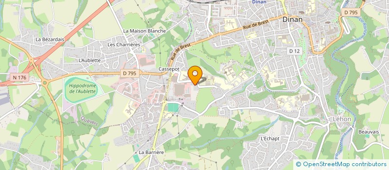 localisation de l'entreprise MONSIEUR YOHANN LARDIERE à DINAN