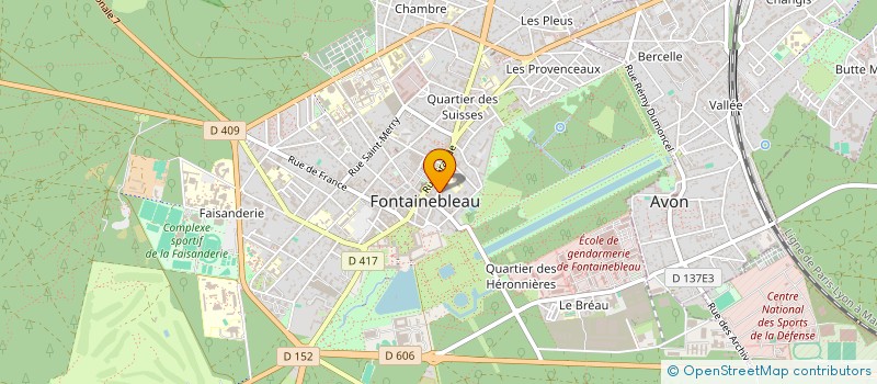localisation de l'entreprise MONSIEUR YOHANN LARHANTEC à FONTAINEBLEAU
