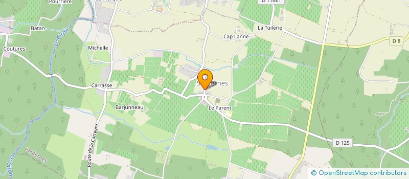 localisation de l'entreprise MONSIEUR YOHANN LAURENCE à SAUTERNES