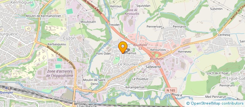 localisation de l'entreprise MONSIEUR YOHANN LE DU  ERGUE-GABERIC