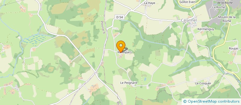 localisation de l'entreprise MONSIEUR YOHANN LE GUILLOU  CALANHEL