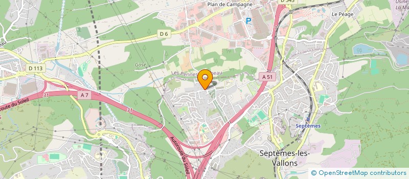 localisation de l'entreprise MONSIEUR YOHANN LE STRAT à SEPTEMES-LES-VALLONS