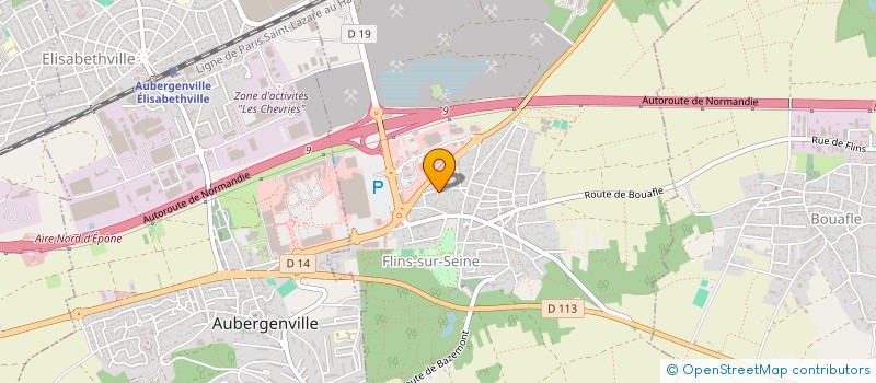 localisation de l'entreprise MONSIEUR YOHANN LECANU  FLINS-SUR-SEINE