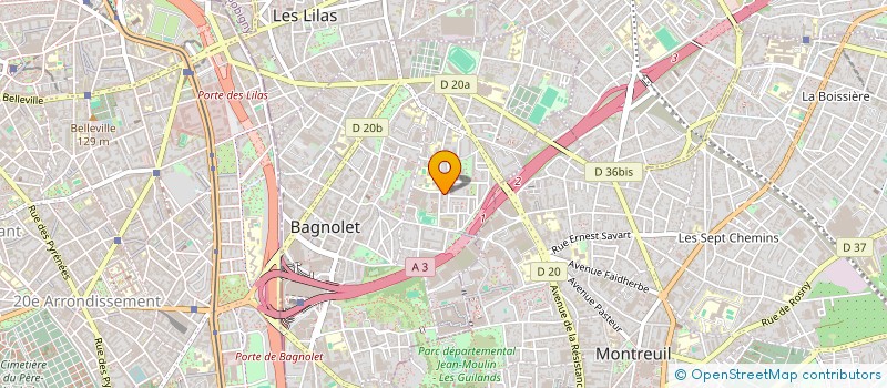 localisation de l'entreprise MONSIEUR YOHANN LECOLAS à BAGNOLET