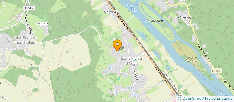 localisation de l'entreprise MONSIEUR YOHANN LECOMTE  LA CHAPELLE-LONGUEVILLE