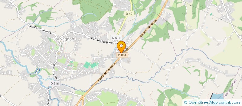 localisation de l'entreprise MONSIEUR YOHANN LEFEVRE à SAUVAGNON