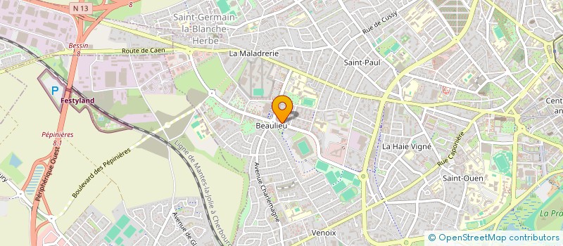 localisation de l'entreprise MONSIEUR YOHANN LEGELEUX à CAEN