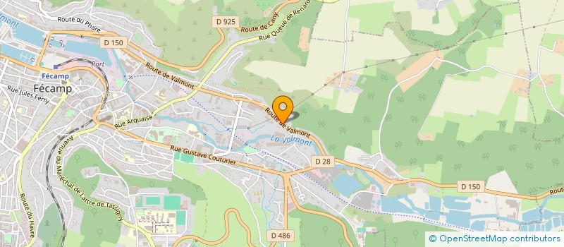 localisation de l'entreprise MONSIEUR YOHANN LEGER  FECAMP