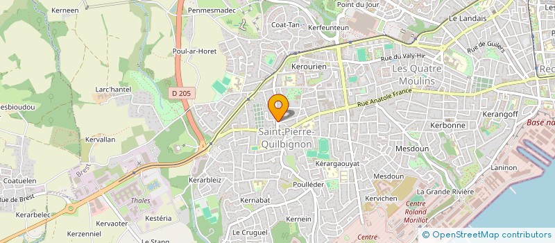 localisation de l'entreprise MONSIEUR YOHANN LEGRAND  LESNEVEN