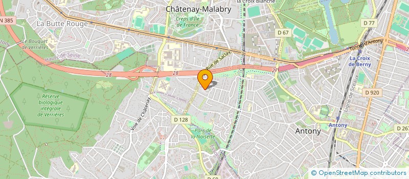 localisation de l'entreprise MONSIEUR YOHANN LENGLET à ANTONY