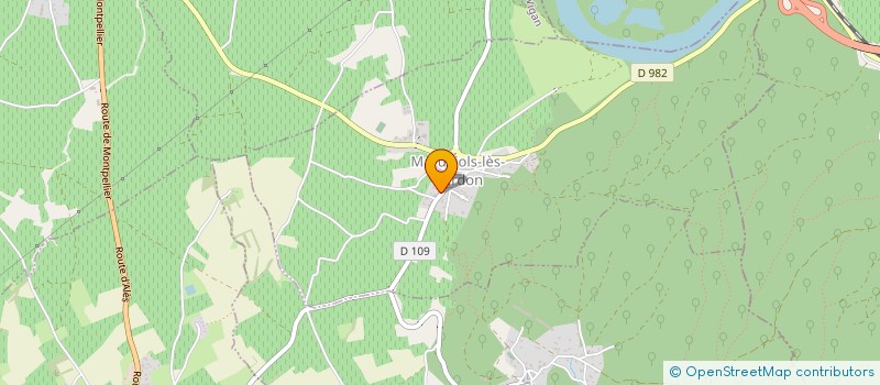 localisation de l'entreprise MONSIEUR YOHANN LENORMAND  MARUEJOLS-LES-GARDON