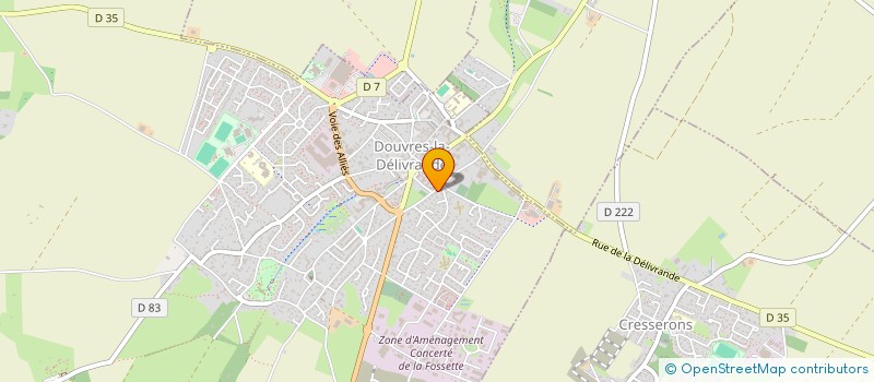 localisation de l'entreprise MONSIEUR YOHANN LEROYER  DOUVRES-LA-DELIVRANDE