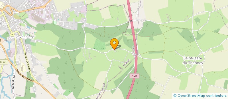 localisation de l'entreprise MONSIEUR YOHANN LETEMPLIER  LA VESPIERE-FRIARDEL