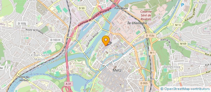 localisation de l'entreprise MONSIEUR YOHANN LONGUET à METZ