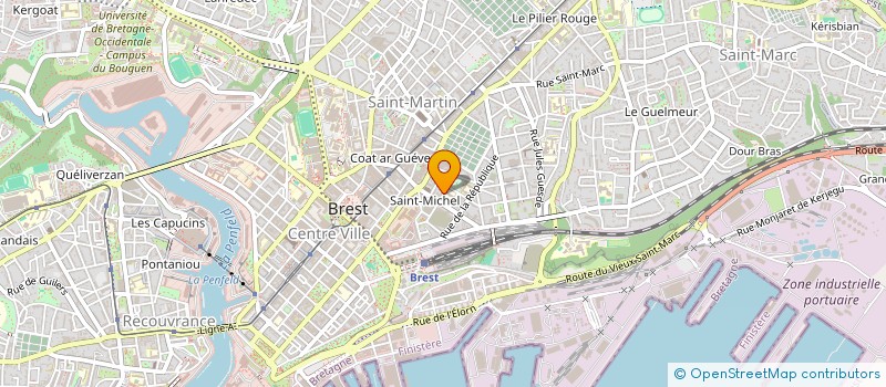 localisation de l'entreprise MONSIEUR YOHANN MACE à BREST