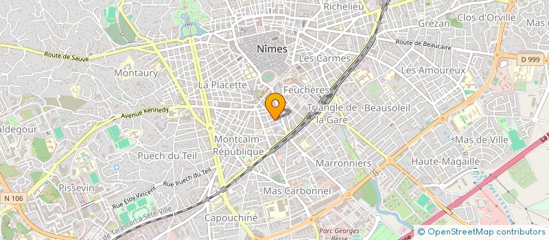 localisation de l'entreprise MONSIEUR YOHANN MALEY  NIMES