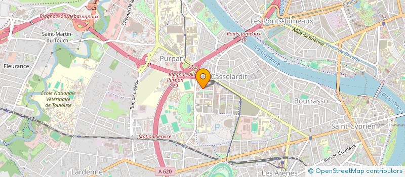 localisation de l'entreprise MONSIEUR YOHANN MARTIN  TOULOUSE