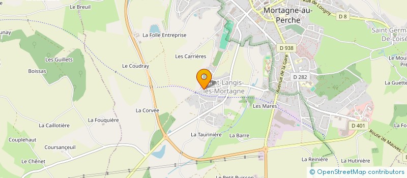localisation de l'entreprise MONSIEUR YOHANN MAUGUIN à SAINT-LANGIS-LES-MORTAGNE