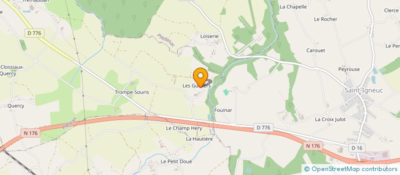 localisation de l'entreprise MONSIEUR YOHANN MENUT  PLESTAN