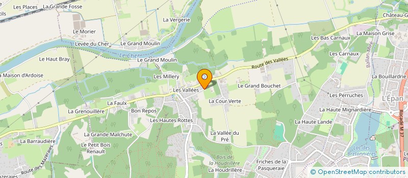 localisation de l'entreprise MONSIEUR YOHANN MESME  BALLAN-MIRE