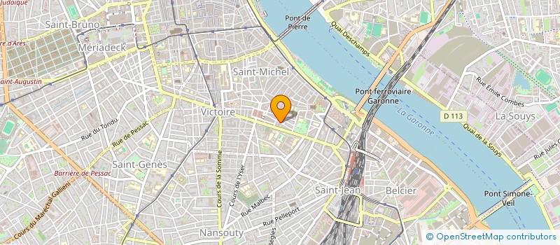 localisation de l'entreprise MONSIEUR YOHANN MICHAUD  BORDEAUX