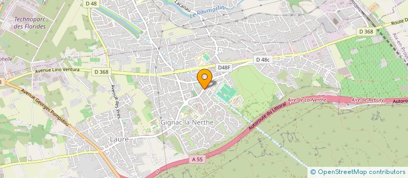 localisation de l'entreprise MONSIEUR YOHANN MONTENERO  GIGNAC-LA-NERTHE