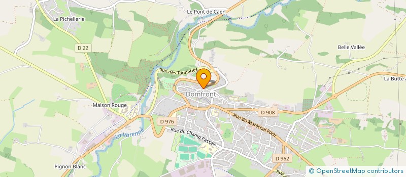 localisation de l'entreprise MONSIEUR YOHANN MOREAU à DOMFRONT-EN-POIRAIE