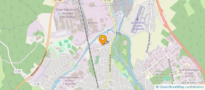 localisation de l'entreprise MONSIEUR YOHANN MULLER  GOLBEY